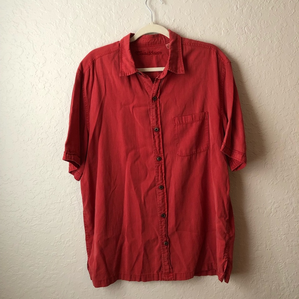 Caribbean Beachy Button Down Top